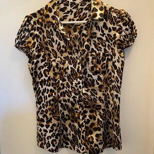 Leopard Print Women's Top